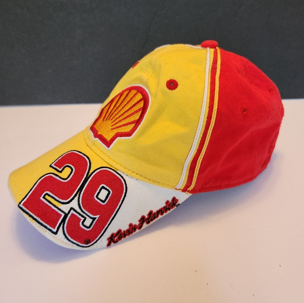 Kevin Harvick Yellow Vintage  Nascar Cap